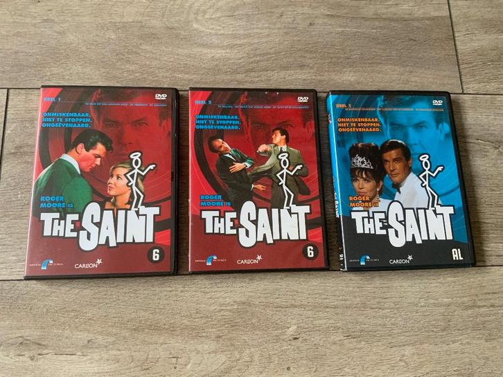3 X DVD The Saint - Roger Moore, Cd's en Dvd's, Dvd's | Tv en Series, Zo goed als nieuw, Actie en Avontuur, Alle leeftijden, Ophalen of Verzenden