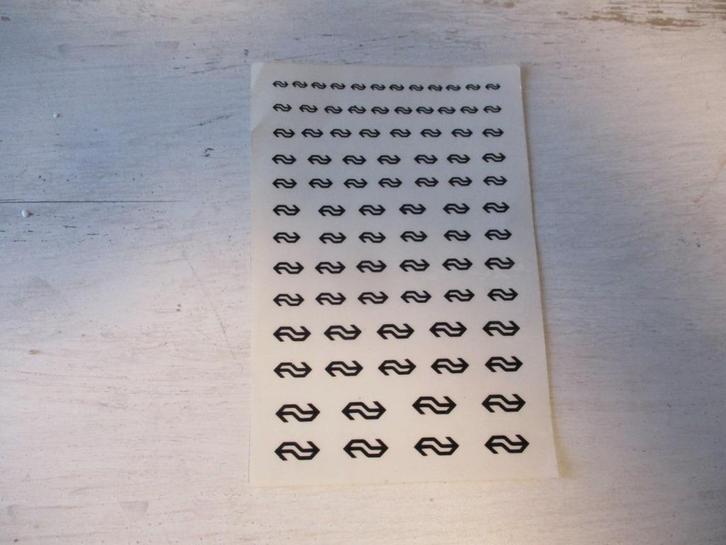 NS Logo Stickers, Hobby en Vrije tijd, Modeltreinen | H0, Nieuw, NS, Ophalen