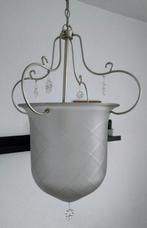 Glazen stolp hanglampen 2 stuks, Huis en Inrichting, Lampen | Hanglampen, Ophalen, Minder dan 50 cm