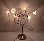 Retro design vintage floral bloemen tafellamp met dimmer, Huis en Inrichting, Ophalen