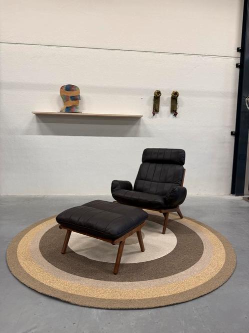 Nieuw De Sede 531 Fauteuil met Hocker Cigarro leer Stoel, Huis en Inrichting, Fauteuils, Nieuw, Leer, 75 tot 100 cm, Ophalen of Verzenden