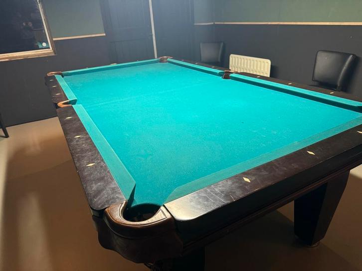 Lexor Pooltafel met Biljart Inzetstukken, Sport en Fitness, Biljarten en Poolen, Ophalen