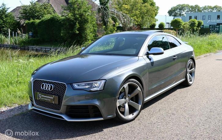 Audi RS 5 4.2 FSI RS 5 Quattro / Uniek / Milltek / Pano, Auto's, Audi, Bedrijf, Te koop, RS5, 4x4, ABS, Achteruitrijcamera, Airbags