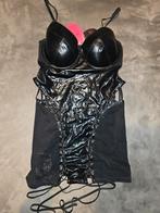 Hunkemöller Lak Jurkje L, Cup 75B, Hunkemöller, Verzenden, Zwart, Nachtkleding