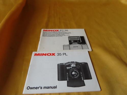 Minox camera en flitser gebruiksaanwijzing, Audio, Tv en Foto, Fotocamera's Analoog, Zo goed als nieuw, Compact, Overige Merken