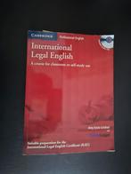 International Legal English - Cambridge, Boeken, Studieboeken en Cursussen, Gelezen, Alpha, HBO, Amy Krois-Lindner