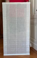 Twee vouwgordijnen, gebroken wit, Zo goed als nieuw, Wit, 100 tot 150 cm, 50 tot 100 cm