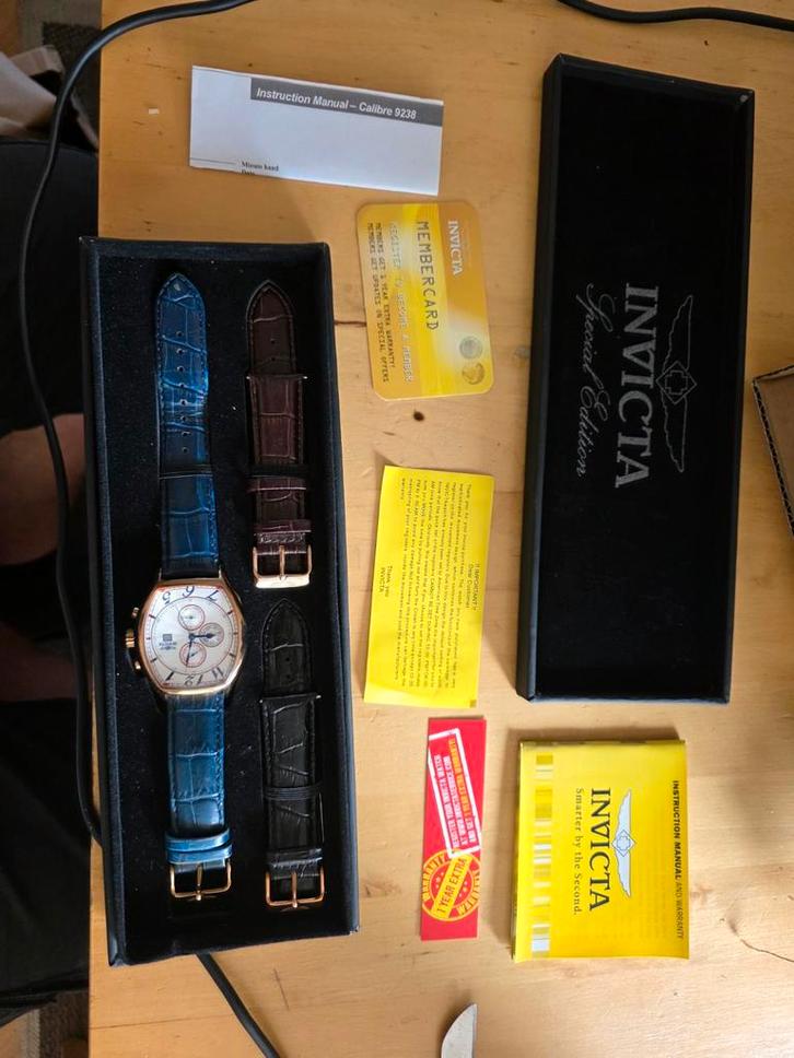 Invicta Horloge - Special Edition, Sieraden, Tassen en Uiterlijk, Horloges | Antiek, Polshorloge, Overige merken, Staal, 1960 of later