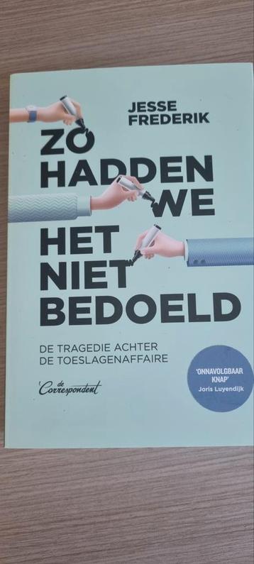 Jesse Frederik - Zo hadden we het niet bedoeld beschikbaar voor biedingen