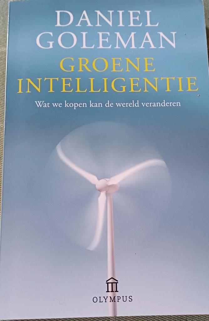Groene Intelligentie - Daniel Goleman, Boeken, Politiek en Maatschappij, Zo goed als nieuw, Maatschappij en Samenleving, Wereld