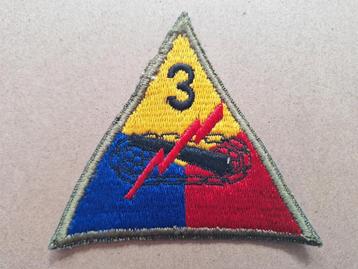 WWII US 3rd Armored Division patch beschikbaar voor biedingen