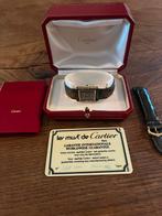Cartier dames horloge met certificaat, Sieraden, Tassen en Uiterlijk, Horloges | Dames, Leer, Staal, Zo goed als nieuw, Ophalen