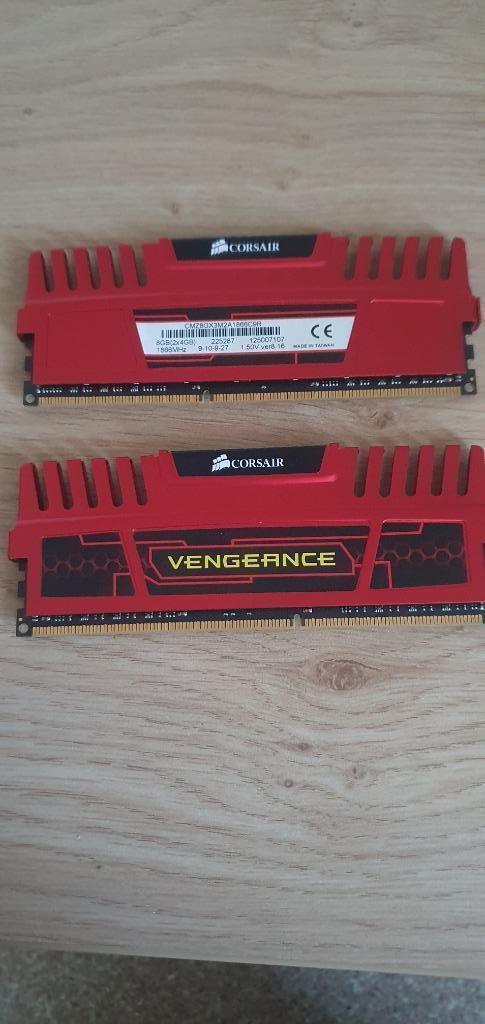 Corsiar DDR3 1866, Computers en Software, RAM geheugen, Gebruikt, Desktop, DDR3, Ophalen