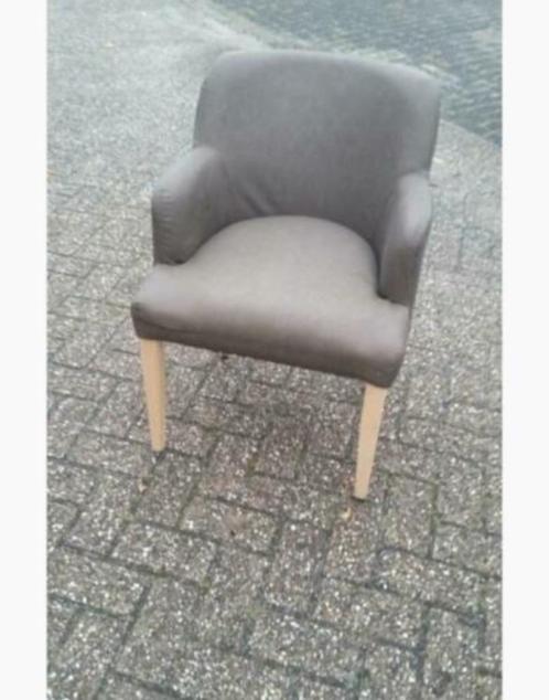Stoel 3 stuks frame blank hout vintage skai bruin NIEUW, Huis en Inrichting, Stoelen, Nieuw, Drie, Hout, Leer, Bruin, Ophalen