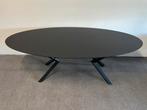 Ovale eettafel Fenix Nero Ingo 220x120, Huis en Inrichting, Tafels | Eettafels, 100 tot 150 cm, 200 cm of meer, Ophalen of Verzenden