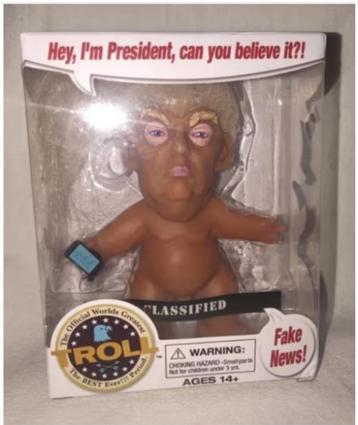 DONALD TRUMP WORLD'S GREATEST TROLL NIEUW in verpakking beschikbaar voor biedingen