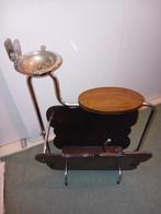 Vintage Rooktafel met Krantenbak, Ophalen