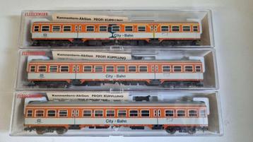 Fleischmann 5124K, 5125K City Bahn rijtuigen (3x) beschikbaar voor biedingen