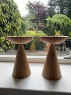 Set zeldzame vintage houten design kandelaren Falang IKEA, Ophalen of Verzenden, Gebruikt, Hout, Minder dan 25 cm