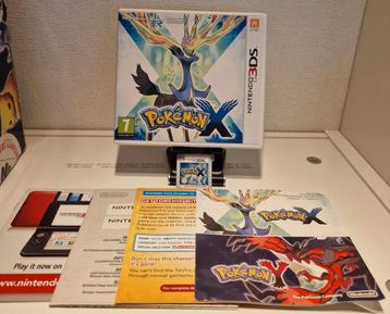 Pokemon X Nintendo 3ds compleet met alle boekjes  beschikbaar voor biedingen