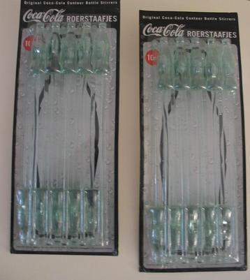 Coca Cola roerstaafjes Original Contour Bottle Stirrers 20st beschikbaar voor biedingen