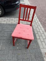 4 stoeltjes incl. kussentjes, Huis en Inrichting, Stoelen, Ophalen, Gebruikt, Hout, Vier