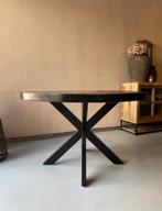Zwarte Mangohout eettafel - 150 cm - Zitmaxx, Ophalen, Gebruikt, Rechthoekig, 100 tot 150 cm
