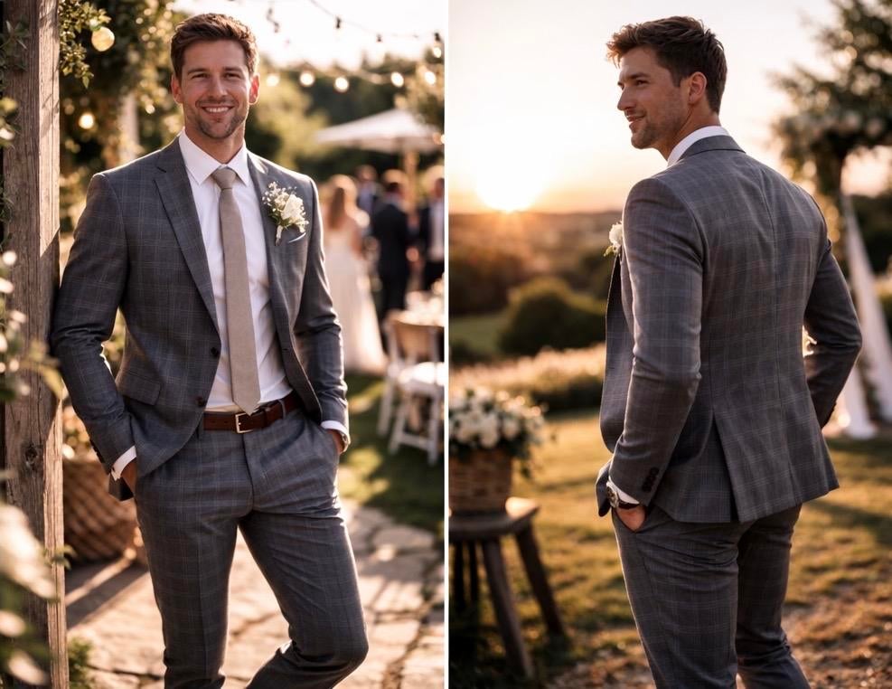 Mooi (trouw)pak bestaande uit colbert,pantalon en overhemden, Kleding | Heren, Kostuums en Colberts, Ophalen of Verzenden, Zo goed als nieuw