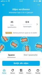 10 Uitjes AH spaarkaarten voor tweede uitje gratis, Albert Heijn, Ophalen of Verzenden