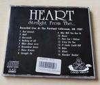 Heart - Straight From The ... CD 1987, Ophalen of Verzenden, Zo goed als nieuw, Poprock