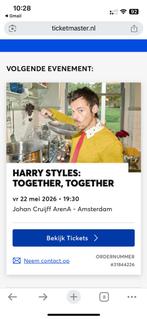 Harry Styles vrijdag 22 mei - 3 tickets, Drie personen of meer, Mei