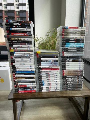Grote PS3 collectie – 85 games totaal (COD, FIFA, GTA) beschikbaar voor biedingen