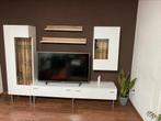 Wit tv meubel, Huis en Inrichting, Kasten | Televisiemeubels, 150 tot 200 cm, 25 tot 50 cm, 150 tot 200 cm, Gebruikt