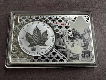 Canada - 5 Dollars 2017 zilver - Dutch Royal Family beschikbaar voor biedingen