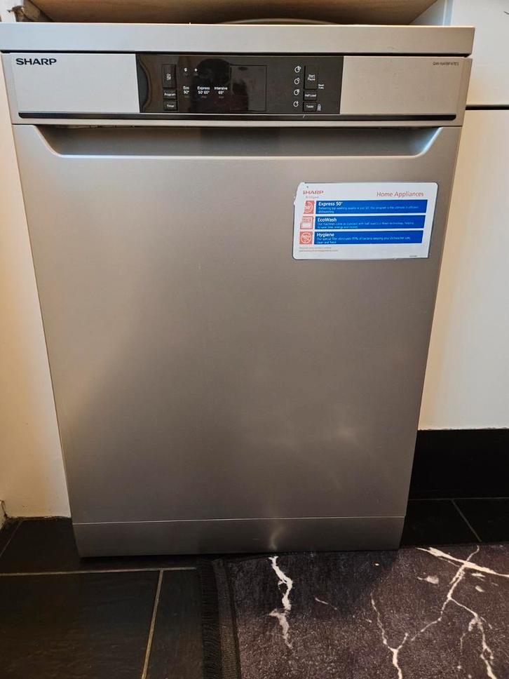 Sharp Vaatwasser - Vrijstaand, Witgoed en Apparatuur, Vaatwasmachines, Gebruikt, Vrijstaand, 85 tot 90 cm, 45 tot 60 cm, 10 tot 14 liter