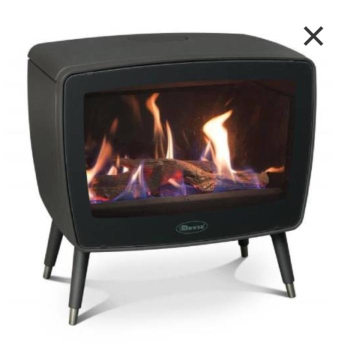 Dovre Vintage Gashaard 50 Modern Design Hoog Rendement, Huis en Inrichting, Haarden, Zo goed als nieuw, Gashaard, Ophalen of Verzenden