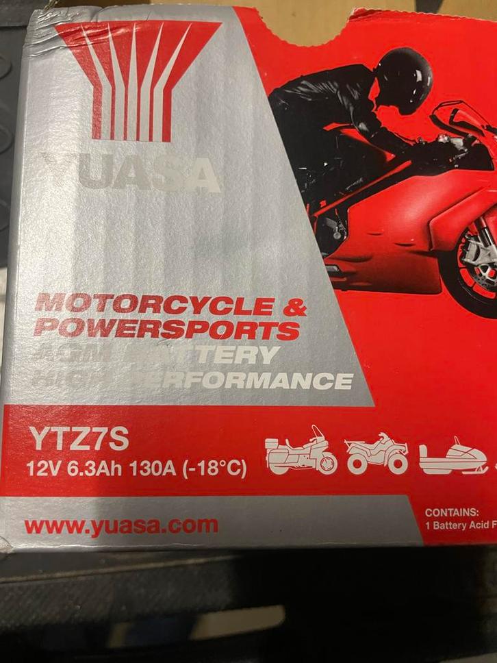 Yuasa YTZ7S Motorfiets Accu, Motoren, Onderdelen | Merk-onafhankelijk, Gebruikt, Ophalen of Verzenden