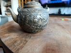 Antieke Chinese theepot met drakenmotief, Ophalen of Verzenden, Brons