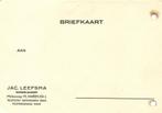 Jac. Leefsma, Handelsagent, Haren [Gr.] - 10.1933 - briefkaa, Ophalen of Verzenden, Briefkaart
