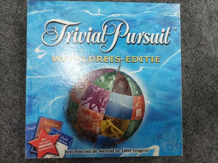 Trivial Pursuit  Wereldreis editie, Hobby en Vrije tijd, Gezelschapsspellen | Bordspellen, Nieuw, Een of twee spelers, Drie of vier spelers