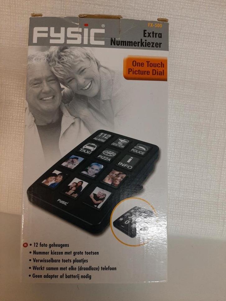 Fysic FX-500 Extra Nummerkiezer, Telecommunicatie, Vaste telefoons | Handsets en Draadloos, Nieuw, 1 handset, Ophalen of Verzenden