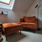 The Duchess velvet loveseat & hocker roest -Sissy-boy, Ophalen, Zo goed als nieuw