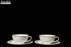 2 x Arzberg theekop & schotel –Heinrich Löffelhard – Golfbal, Gebruikt, Ophalen of Verzenden, Overige stijlen, Kop(pen) en/of Schotel(s)