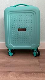 Koffer Decent Turquoise, Ophalen, Uitschuifbare handgreep, Hard kunststof, Minder dan 50 cm