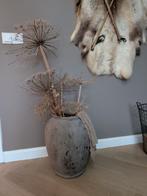 Grote pot voor bloemen of berenklauw, Huis en Inrichting, Woonaccessoires | Vazen, Steen, Gebruikt, Overige kleuren, Ophalen of Verzenden