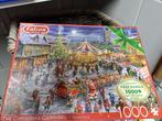 kerstpuzzel, Hobby en Vrije tijd, Ophalen of Verzenden, 500 t/m 1500 stukjes, Zo goed als nieuw, Legpuzzel