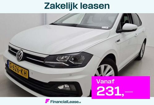 Volkswagen Polo 1.0 TSI R-Line | 95 PK | Lederen Bekleding |, Auto's, Volkswagen, Bedrijf, Lease, Financial lease, Polo, ABS, Adaptive Cruise Control