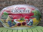 reclamebord Cherry Chouffe, Verzamelen, Biermerken, Ophalen of Verzenden, Nieuw, Reclamebord, Plaat of Schild, Overige merken