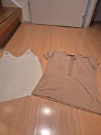 Tops - shirt s, Kleding | Dames, T-shirts, Beige, Ophalen of Verzenden, Korte mouw, Maat 36 (S)