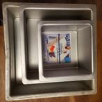 Set van 3 PME Bakvormen Vierkant, Hobby en Vrije tijd, Taarten en Cupcakes maken, Ophalen of Verzenden, Gebruikt, Taarten, Bakvorm